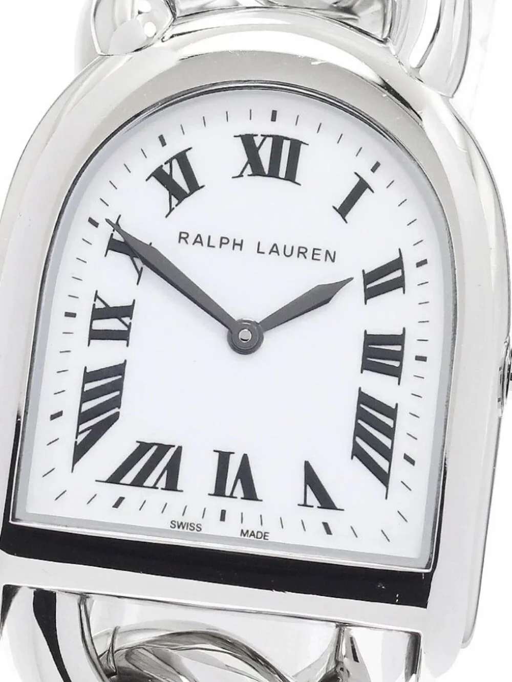 RALPH LAUREN Stirrup Petit Link RLR0040001 white Dial Quartz Ladies Watch_964966